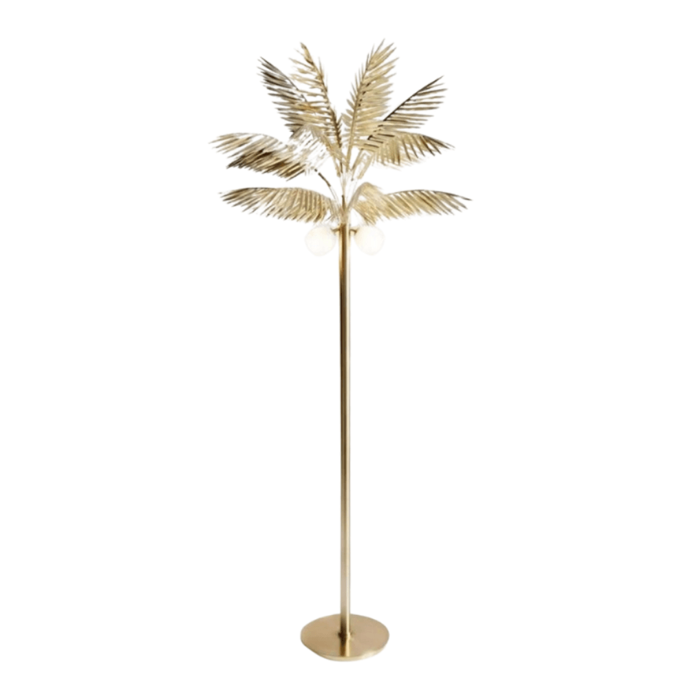 โคมไฟตั้งพื้น DEEPWOOD รุ่น GOLDEN PALM TREE สีทอง 2 หัว